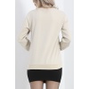 2 İplik Sweat Bej