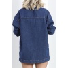 Oversize Kot Ceket Mavi2