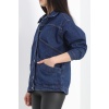 Oversize Kot Ceket Mavi1