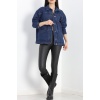 Oversize Kot Ceket Mavi1