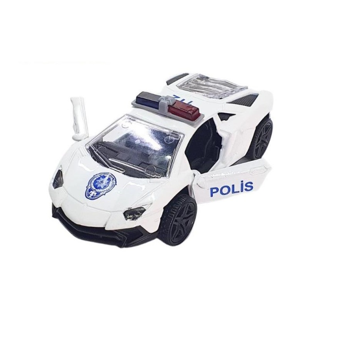 Çek Bırak Metal Polis Arabası -  930338  (Lisinya)