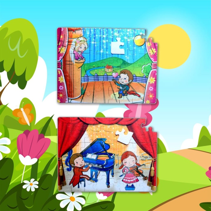 Sahne 5+ Keçe Yapboz - 5 Yaş Puzzle