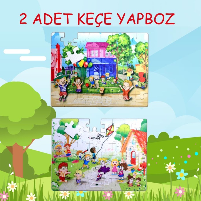 Oyun Parkı 5+ Keçe Yapboz - 5 Yaş Puzzle