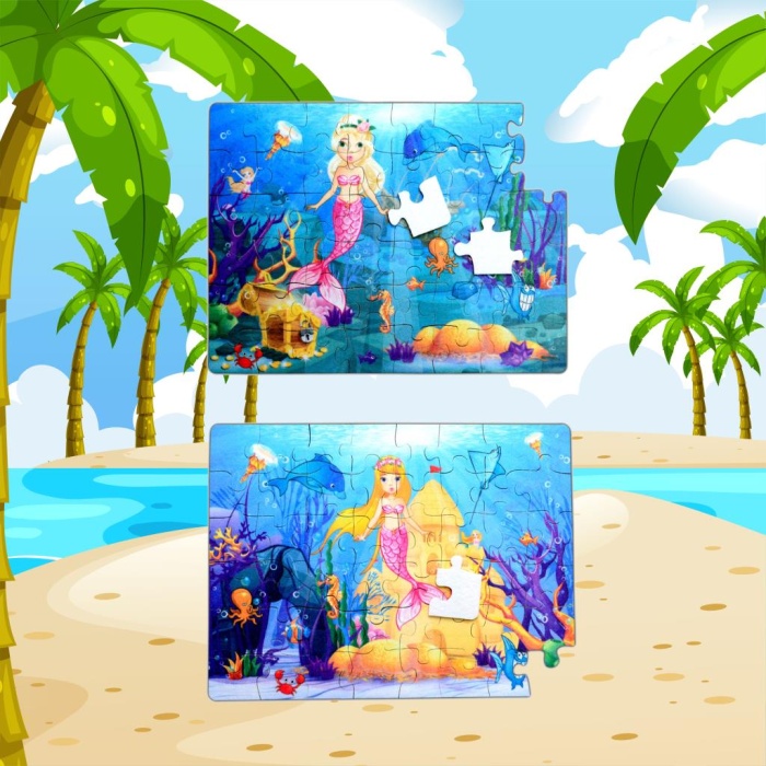 Deniz Kızı 5+ Keçe Yapboz - 5 Yaş Puzzle