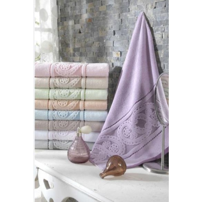Hürrem Mavi 70x140 6lı Havlu Seti
