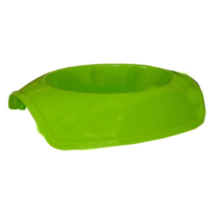 Plastik Kedi Köpek Mama Su Kabı 600 ml Yeşil