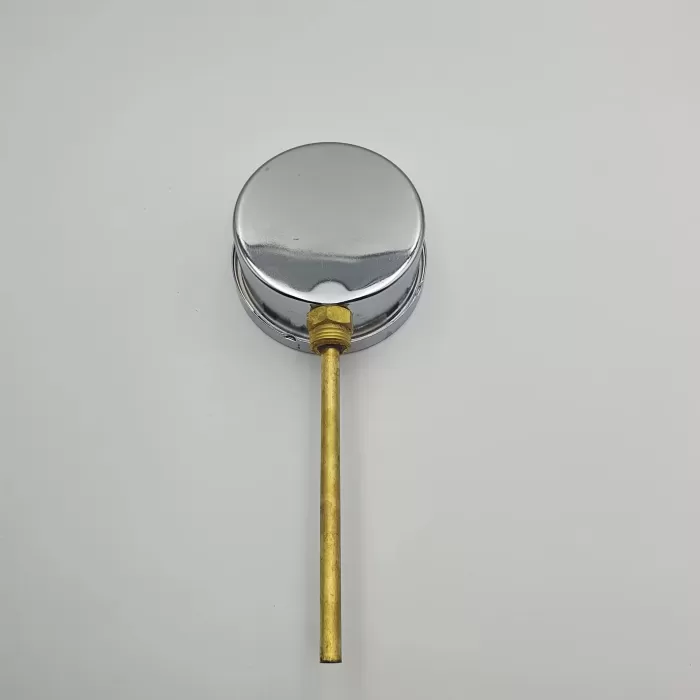 Ø 100 - 0 - 160°C 1/2 15 CM ALTTAN ÇIKIŞLI TERMOMETRE (Lisinya)