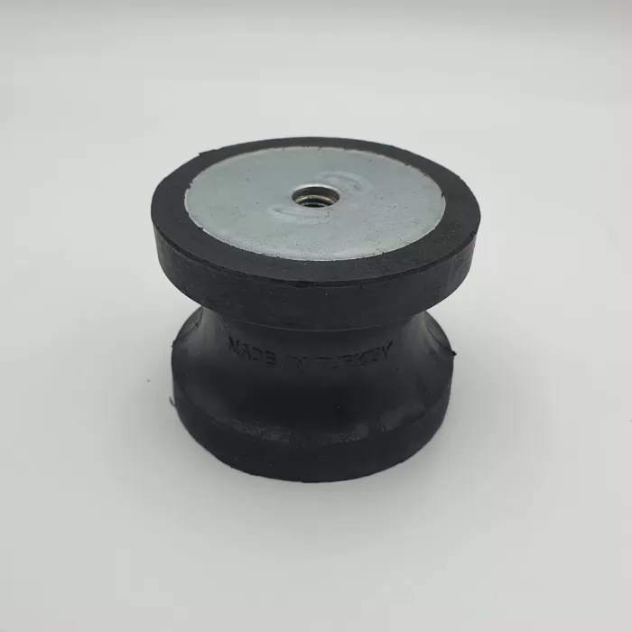 ATC TİPİ KAUÇUK PULLU MAKARALI TAKOZ M12X1.5 ÇAP 80 MM  YĞKSEKLİK 60 MM (Lisinya)