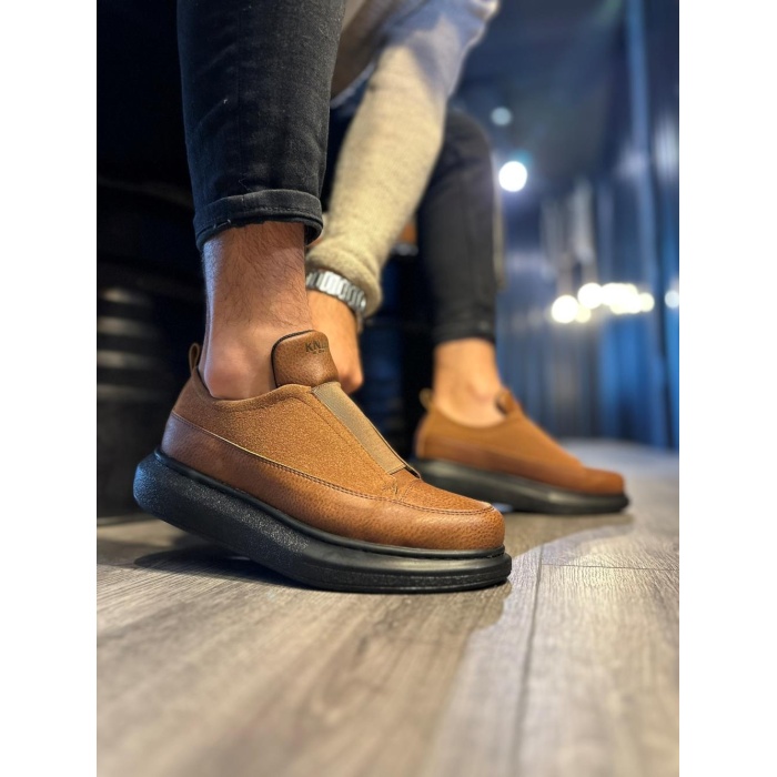 Sneakers Ayakkabı  Taba (Siyah Taban)