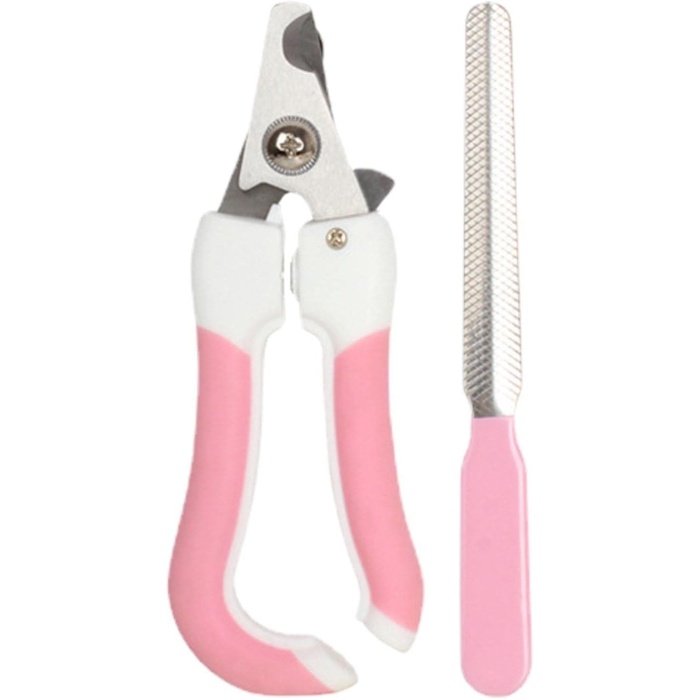 Törpülü Kedi Köpek Tırnak Makası 5,5*14,5 cm Pembe