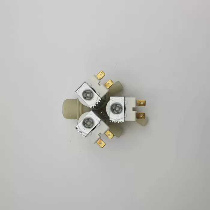 3/4 inç N.K. 220 V AC / DC 10.5 MM 90 DERECE ÜÇLÜ SU VENTİLİ SOLENOİD VANA (Lisinya)
