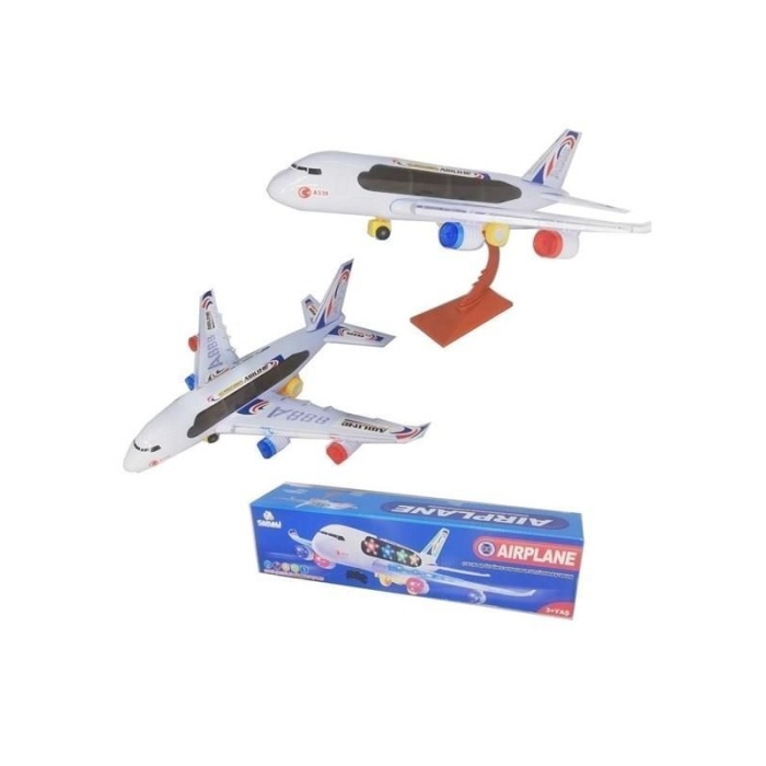 Çarp Dön Işıklı Sesli Büyük Uçak - CNL-A330 (Lisinya)