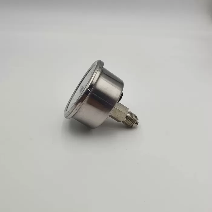 Ø 52 - 0 - 1 BAR 1/4 GLİSERİNLİ ARKA ÇIKIŞLI MANOMETRE (Lisinya)