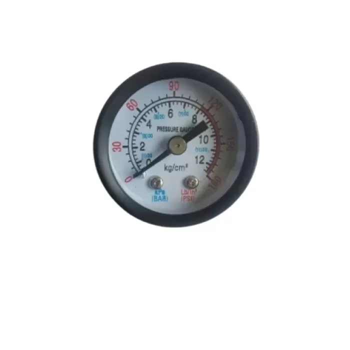 Ø 40 MM - 12 BAR 1/8 ARKADAN ÇIKIŞLI KUR TİP MANOMETRE (Lisinya)