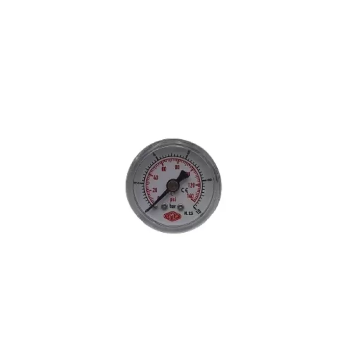 Q 40 - 0 - 10 BAR 1/8 ARKADAN ÇIKIŞLI KURU TİP MANOMETRE (Lisinya)