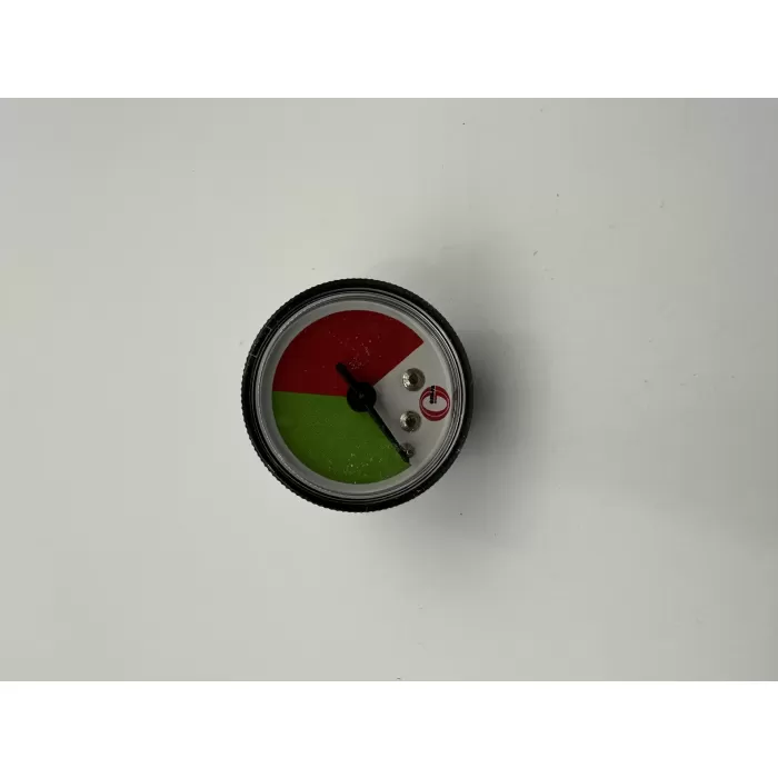 Ø 40 - 0 - 4 BAR DİŞ ÖLÇÜSÜ 1/8 ARKADAN ÇIKIŞLI KIRMIZI YEŞİL KİRLİLİK GÖSTERGESİ (Lisinya)