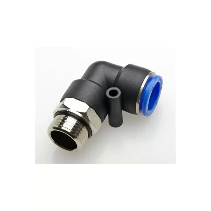 1/4 - 16 MM PNÖMATİK DİRSEK BAĞLANTI (Lisinya)