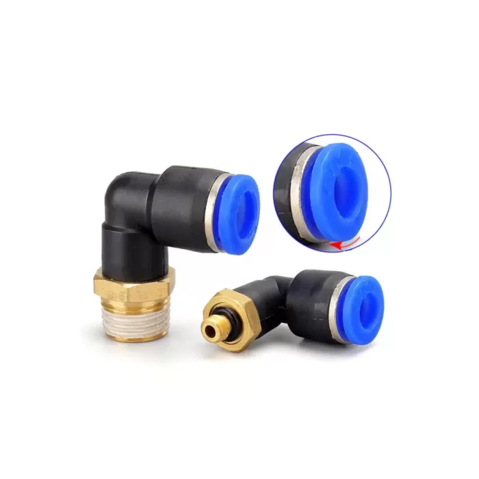 1/4 - 16 MM PNÖMATİK DİRSEK BAĞLANTI (Lisinya)