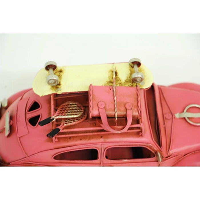 Vintage Tasarım Dekoratif Metal Araba
