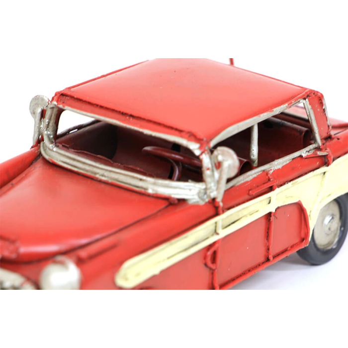 Vintage Tasarım Dekoratif Metal Araba