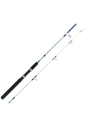 İki Parça Dolgu Olta Kamışı - Pacific - Mavi - 240 cm 20/40 gr