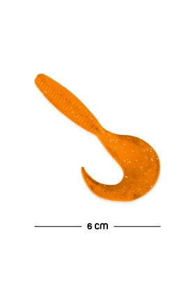 Silikon Kurt Sahte Yem - 60mm - Turuncu - Yumy (18065-SM024-10)
