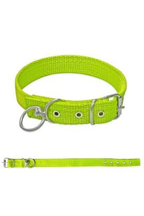 Savex Dokuma Köpek Boyun Tasması Yeşil 4*70 cm