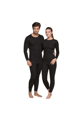Yetişkin Termal İçlik - Thermoform - Heavy - Unisex - Siyah