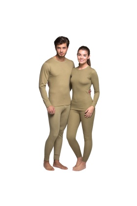 Yetişkin Termal İçlik - Thermoform - Heavy - Unisex - Kum