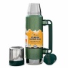 Avcı Termosu - 1,3 LT - Çift Kat Çelik - Penguen - Yeşil (PNG-1130Y)