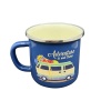 Orcamp Retro Emaye Kupa Bardak Adventure Mavi (OUT-1900)