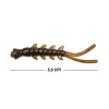 Silikon Kurt Sahte Balık Yemi - Kokulu - D Tail - Kahve - Power Bait (9957)