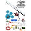 Fishack 42 Parça Elite Spin At-Çek Deniz ve Göl Olta Seti XXL - 2.40MT / 10-30GR