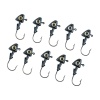 Jighead - Zoka - Kurşunlu Olta İğnesi - (XH-A 07) - Siyah - 8 Gr - 10 Adet