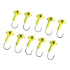 Jighead - Zoka - Kurşunlu Olta İğnesi - (XH-A 06) - Yeşil Siyah - 6 Gr - 10 Adet