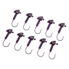 Jighead - Zoka - Kurşunlu Olta İğnesi - (XH-A 06) - Mor - 8 Gr - 10 Adet