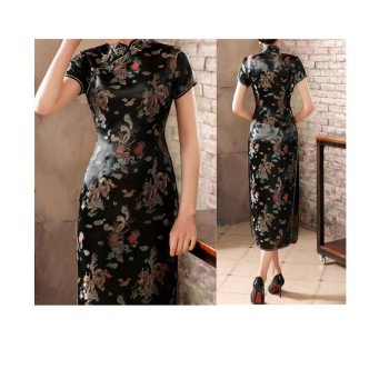Geleneksel Çin Tarzı Kadın Elbisesi Qipao