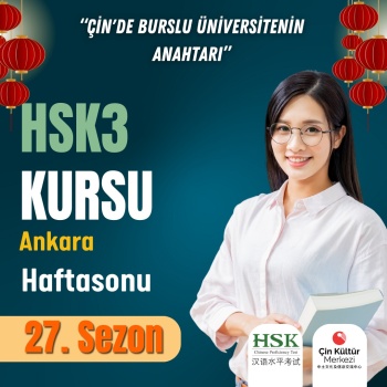 HSK-3 HAZIRLIK KURSU - ANKARA 120 SAAT HAFTASONU
