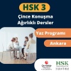 HSK 3 KONUŞMA AĞIRLIKLI YAZ EĞİTİMİ (ANKARA)