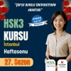 HSK3  SINAVI YÜZ YÜZE HAZIRLIK KURSU KADIKÖY, 120 DERS , HAFTASONU