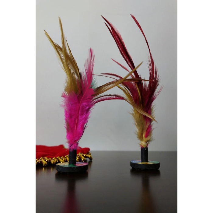 Tüylü Küçük Shuttlecock (Jianzi)