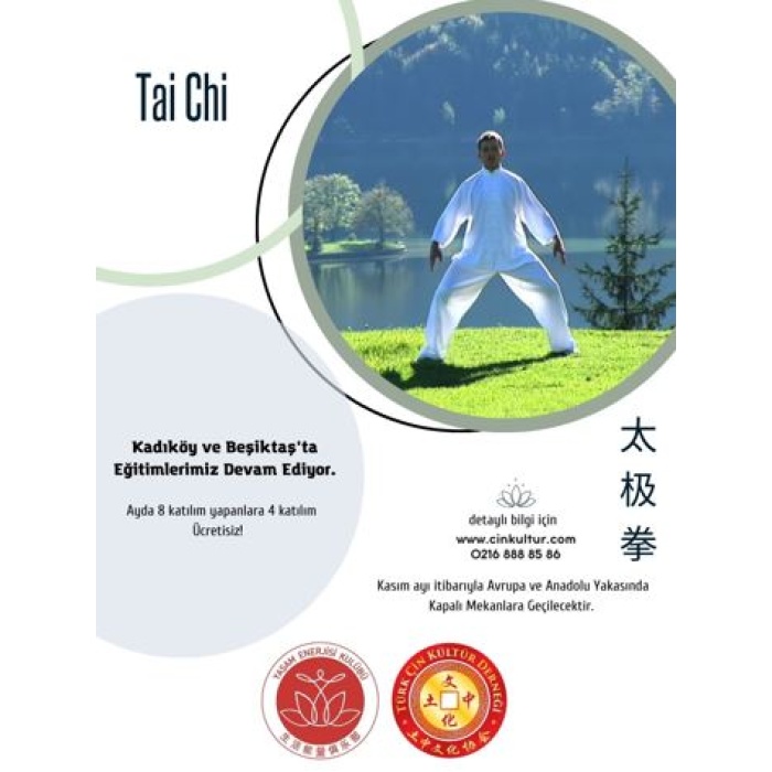 TAI CHI VE QIGONG EĞİTİMİ HAFTADA 4 KATILIM (KDV Dahildir)
