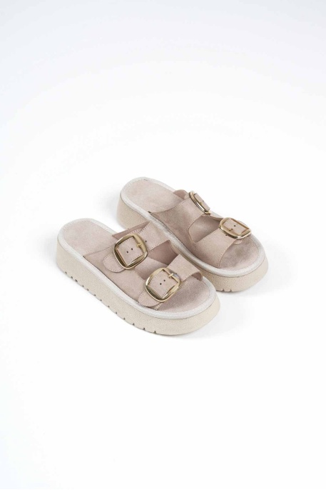 Place Bej Cilt Terlik