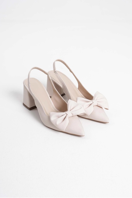 Candy Bej Kadın Topuklu Ayakkabı