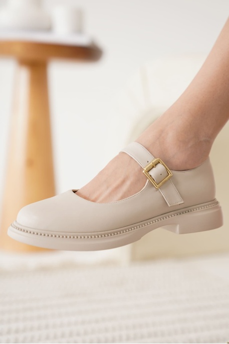 Briana Bej Gunluk Mary Jane Ayakkabı