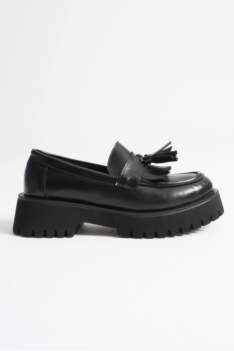 Mina Kadın Günlük Siyah Loafer Ayakkabı