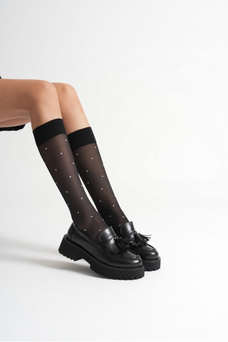 Mina Kadın Günlük Siyah Loafer Ayakkabı