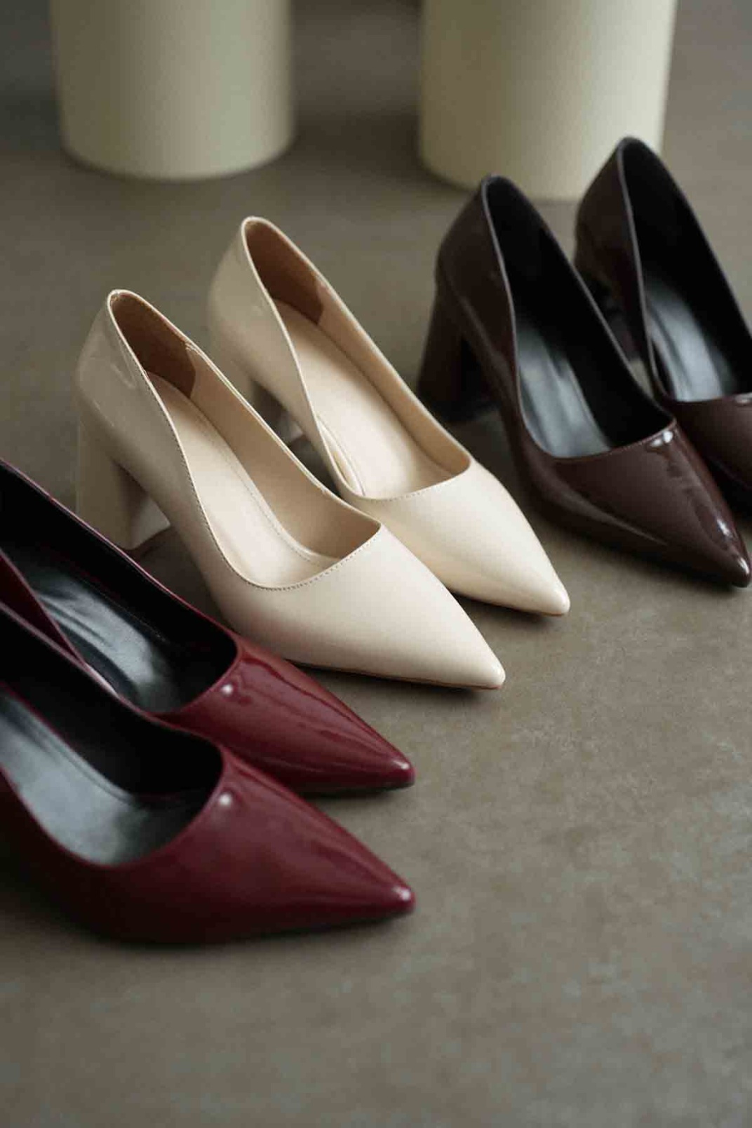 Valeria Bej Rugan Kadın Topuklu Ayakkabı