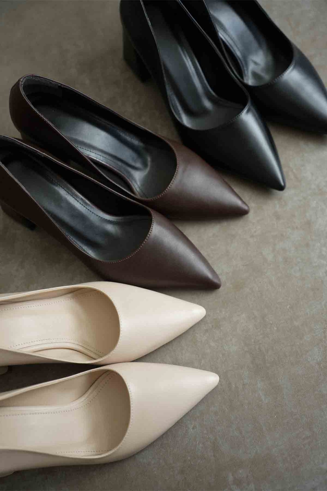 Valeria Siyah Cilt Kadın Topuklu Ayakkabı