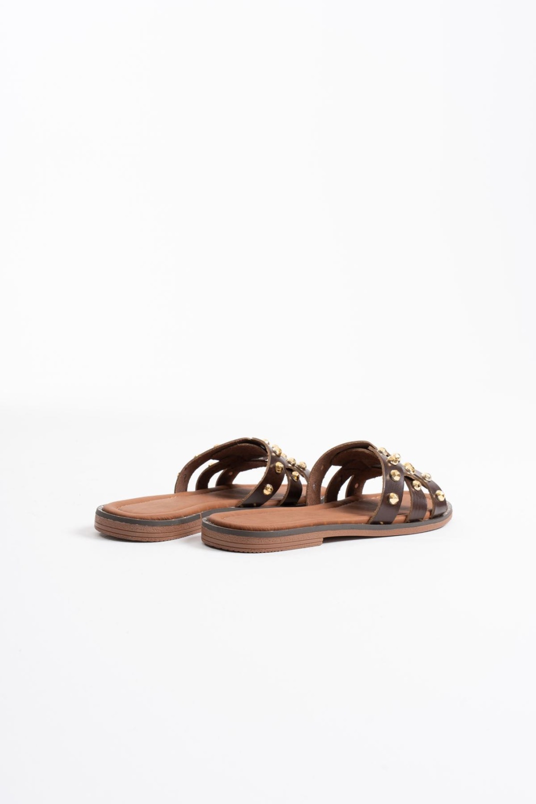 Loose Acı Kahve Hakiki Deri Terlik